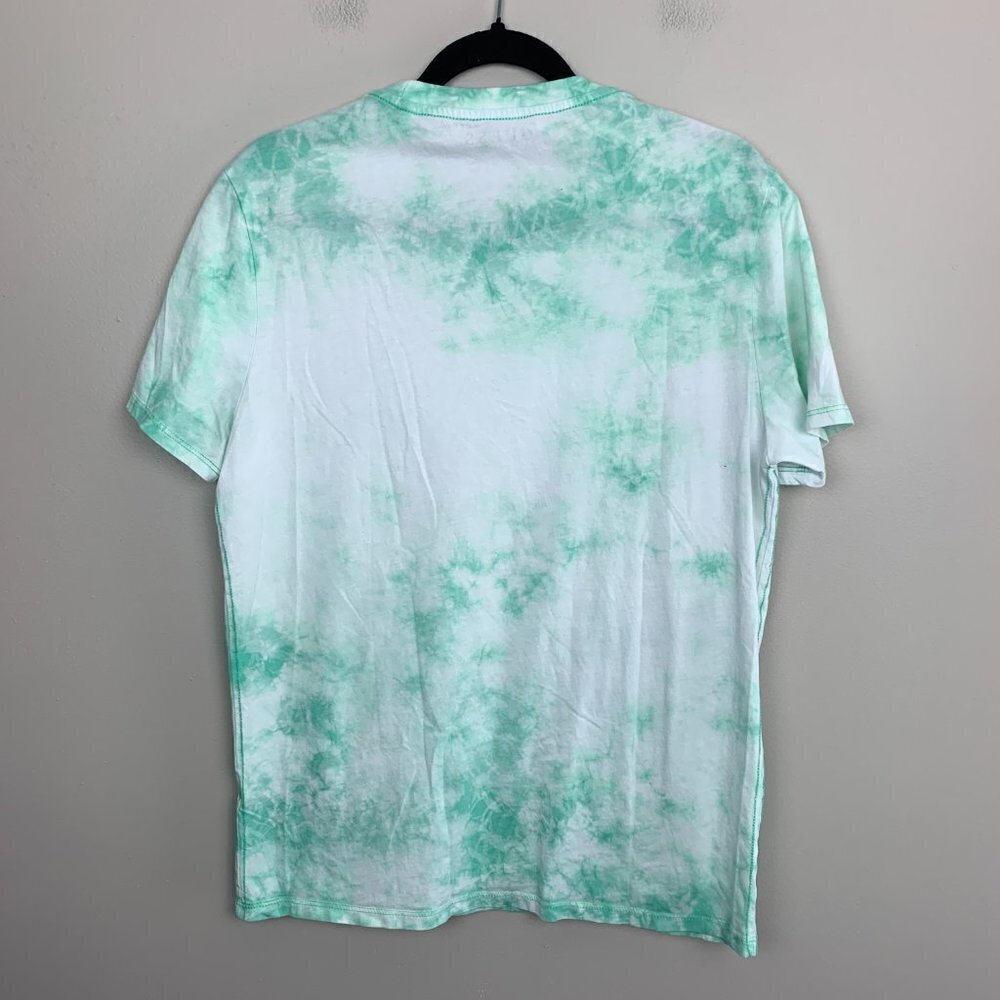 Guess Los Angeles Green Tie Dyed T-shirt Size Medium - Picture 5 of 5